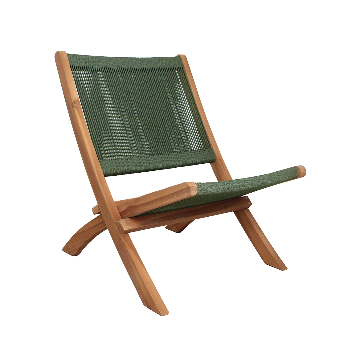 Raw Materials Rope loungestoel donkergroen