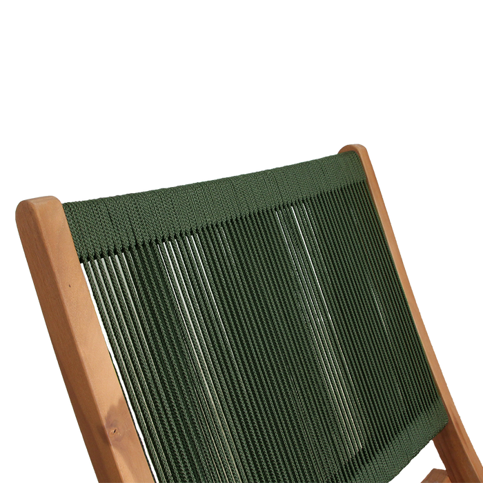 Raw Materials Rope loungestoel donkergroen
