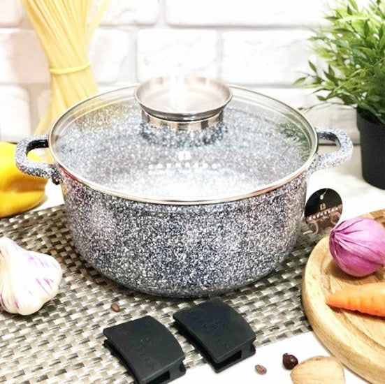 Kookpan|Braadpan met Deksel - 4,5 liter - 24 cm - Aluminium