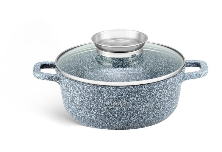 Kookpan|Braadpan met Deksel - 6,8 liter - 28 cm - Aluminium