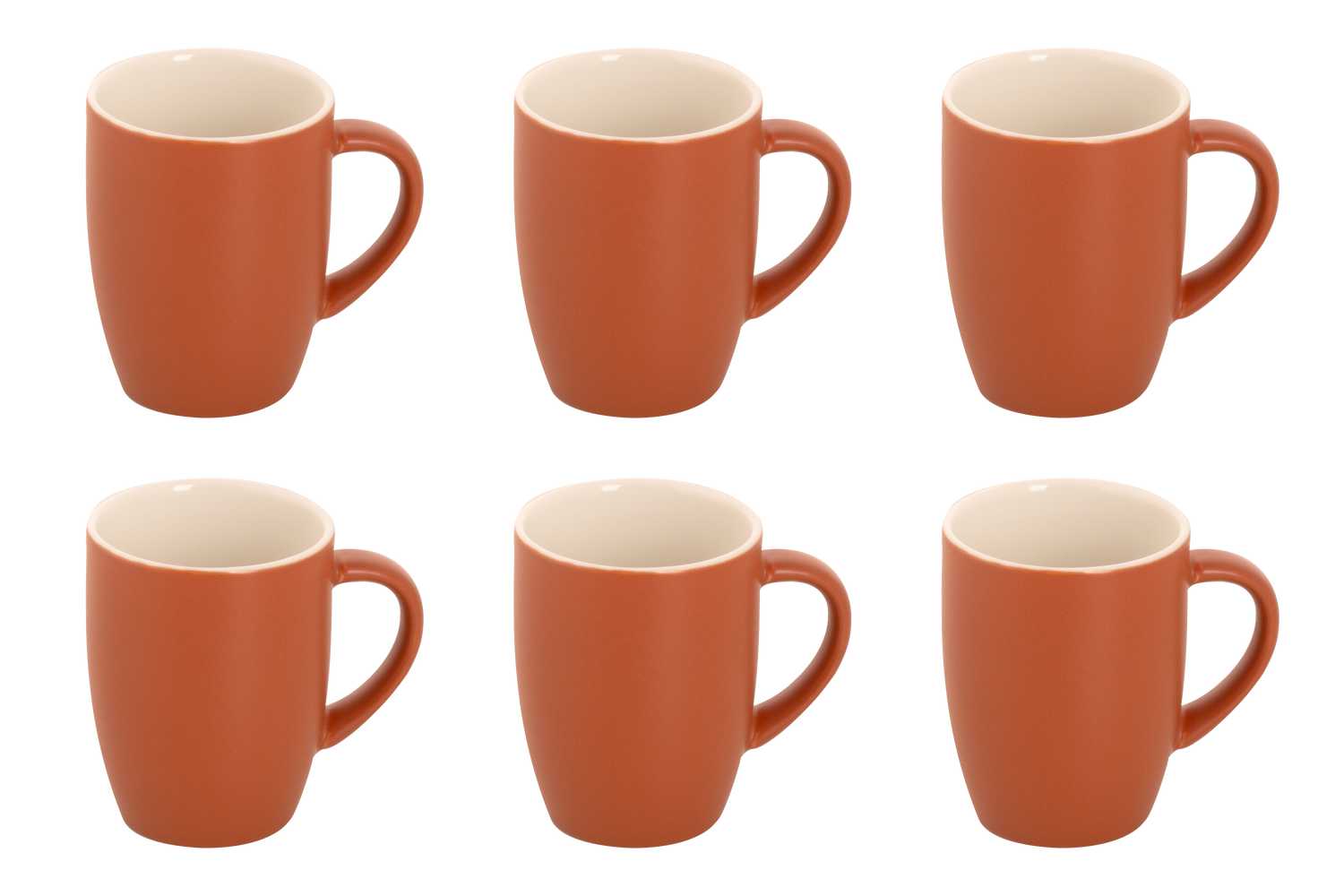 Palmer Beker Colors Mat 18 cl Bruin Porselein 6 stuks