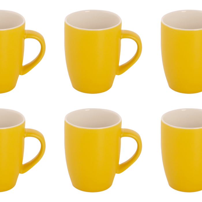 Palmer Beker Colors Mat 18 cl Geel Porselein 6 stuks