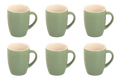 Palmer Beker Colors Mat 18 cl Groen Porselein 6 stuks