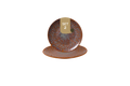 Palmer Bord coupe Magmatic 21 cm Bruin Stoneware 2 stuks