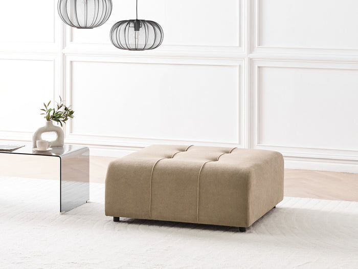 Beliani - INNVIK - Ottomaan - Bruin - Polyester