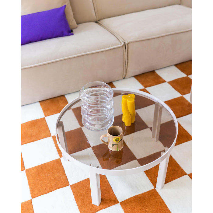 Checks vloerkleed 161x253 Burgundy| Blush