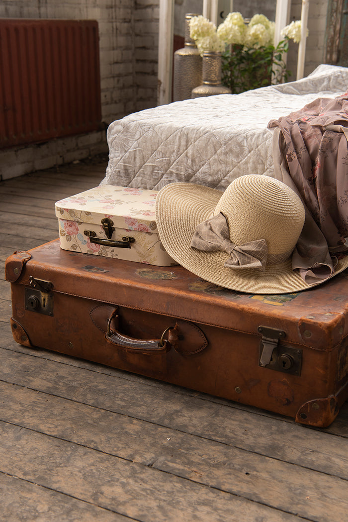 Clayre & Eef Decoratie Koffer Set van 3 30x21x9|25x18x9|20x16x8 cm