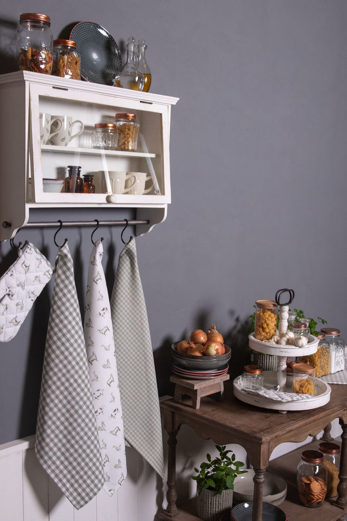 Clayre & Eef Voorraadpot Ø 8x10 cm Glas