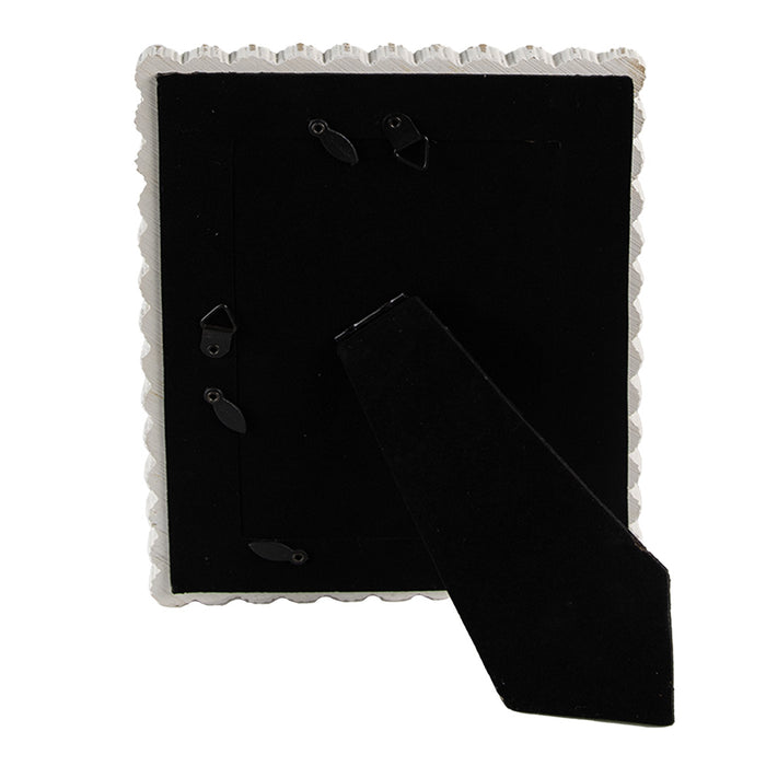 Clayre & Eef Fotolijst 10x15 cm Wit Polyresin