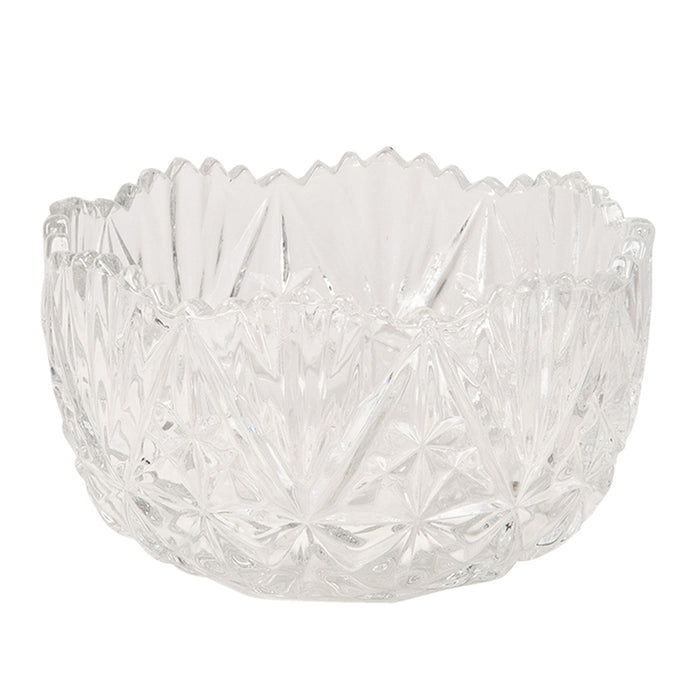 Clayre & Eef Glazen potje Ø 10x13 cm Glas