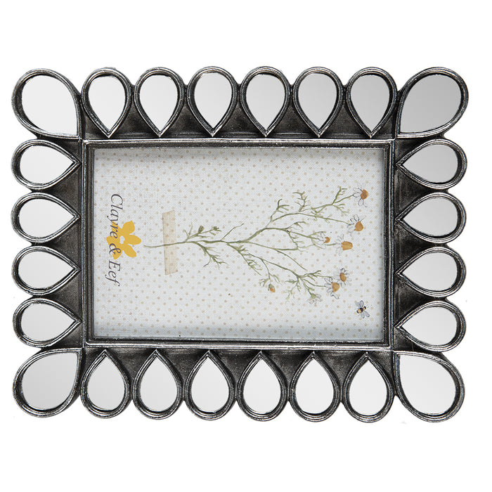 Clayre & Eef Fotolijst 13x18 cm Zwart Polyresin