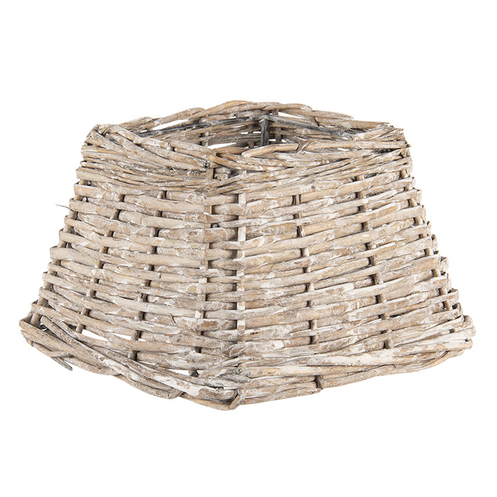 Clayre & Eef Lampenkap 21x21x14 cm Bruin Rotan