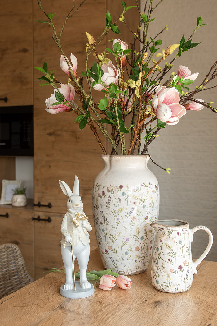 Clayre & Eef Kunstbloem 70 cm Roze Kunststof