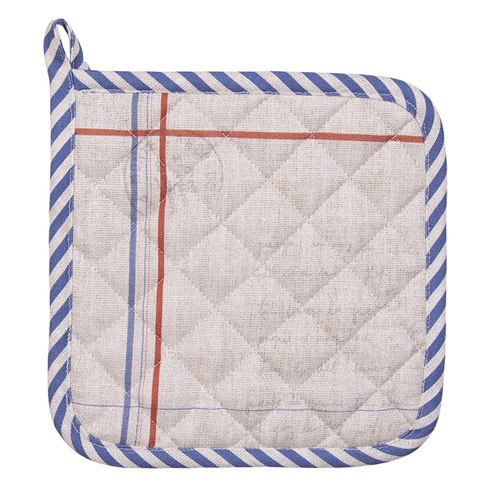 Clayre & Eef Pannenlap 20x20 cm Beige Katoen Haan