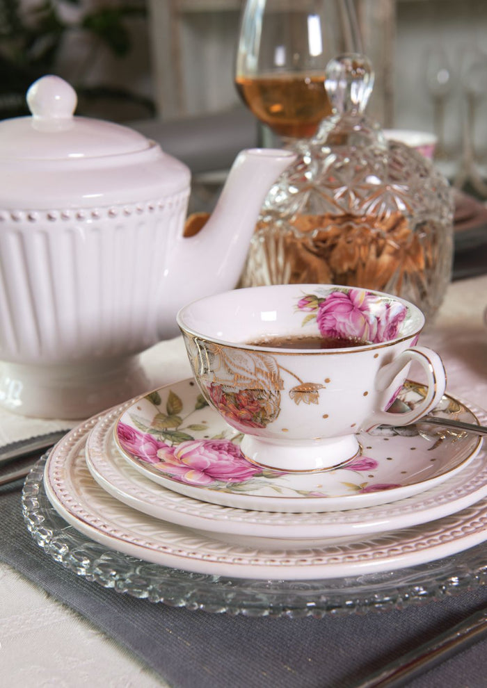 Clayre & Eef Glazen potje Ø 13x19 cm Glas