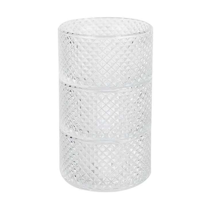 Clayre & Eef Glazen potje Ø 10x25 cm Transparant Glas