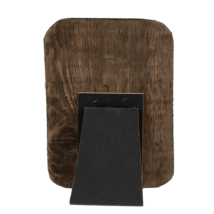 Clayre & Eef Fotolijst  14x2x20 cm Bruin Hout Rechthoek Fotohouder