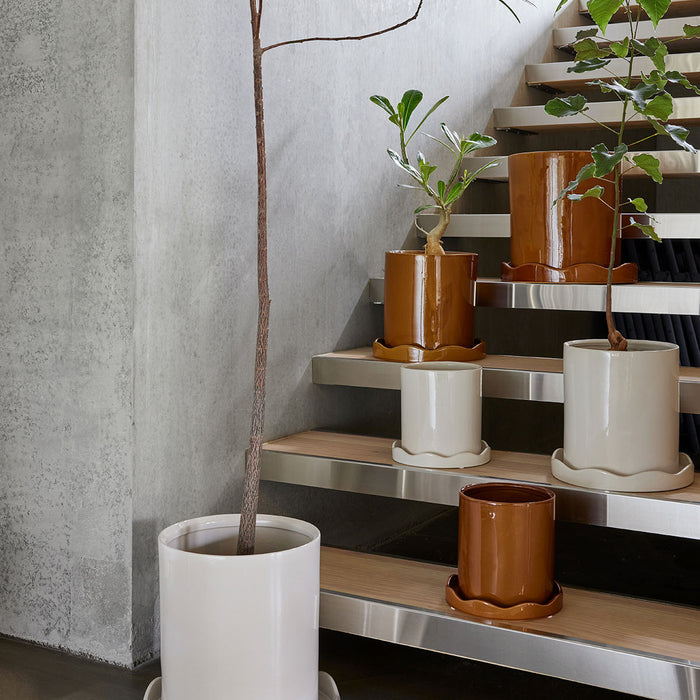 OYOY Living Nami Bloempot Ø 27 cm - Amber