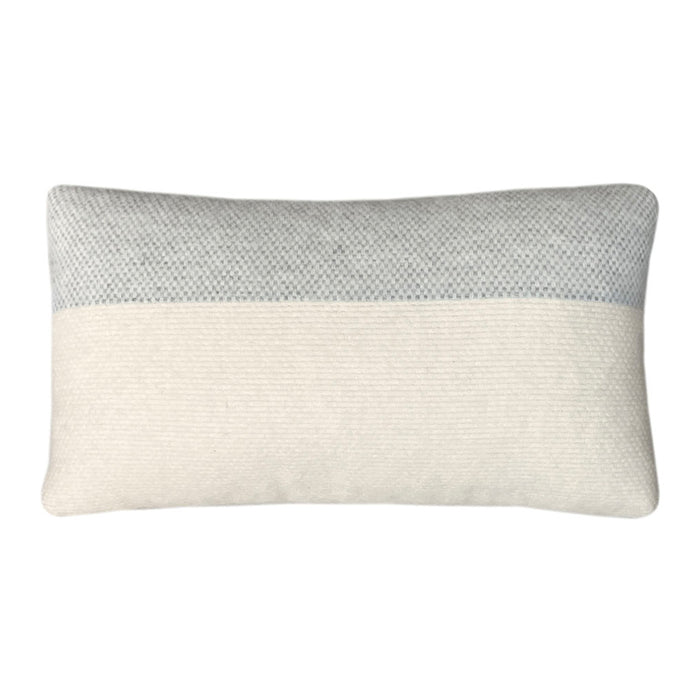 Malagoon Easy Nature Wool Sierkussen 60 x 35 cm - Grijs