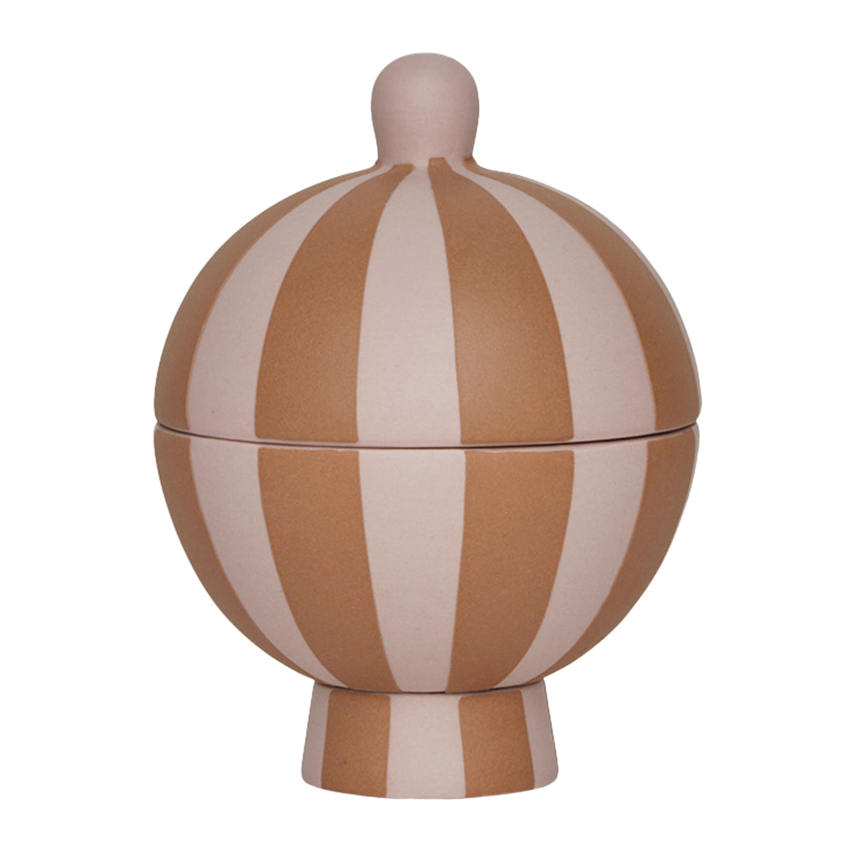 OYOY Living Toppu Voorraadpotje - Karamel / Roze