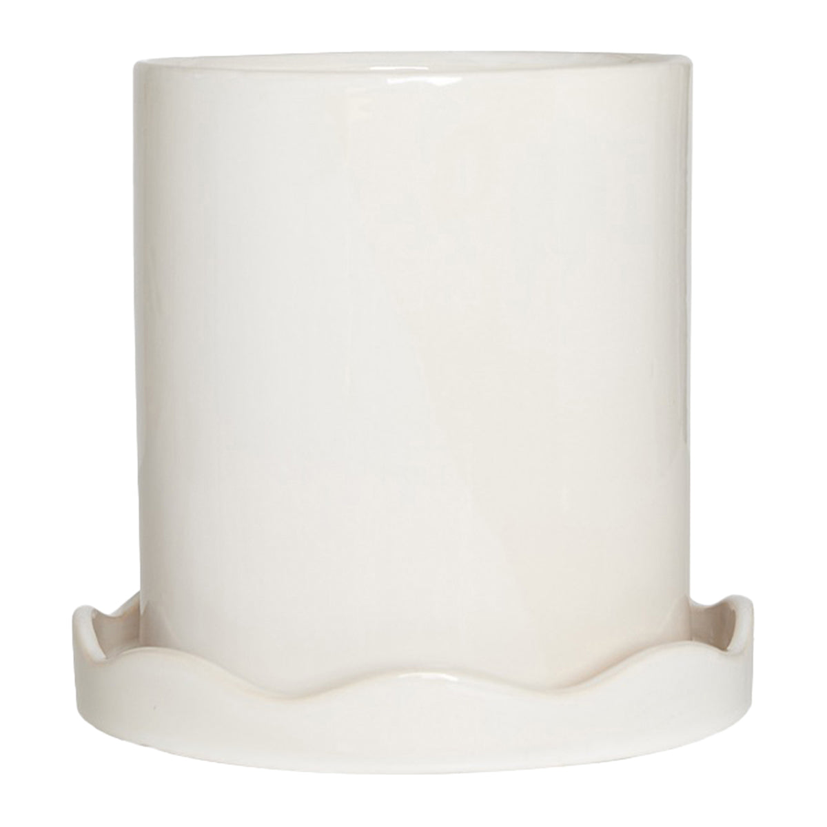 OYOY Living Nami Bloempot Ø 21 cm - Wit