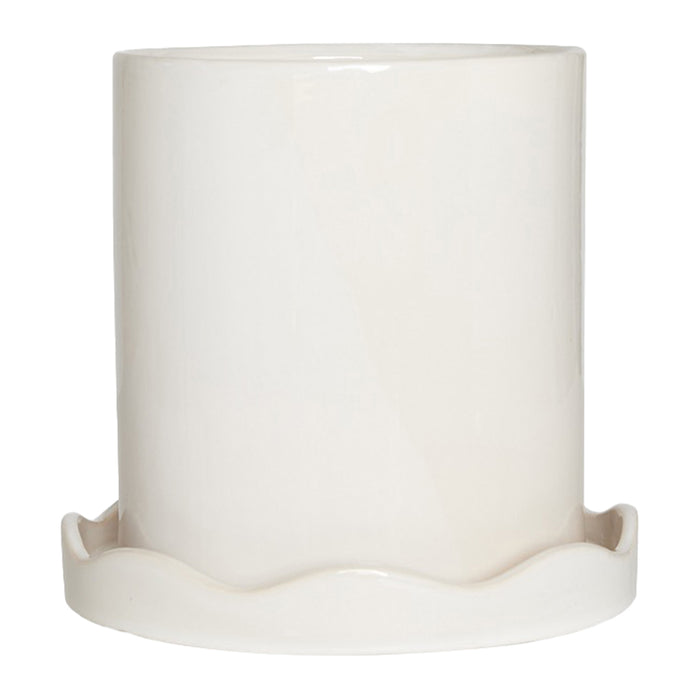 OYOY Living Nami Bloempot Ø 21 cm - Wit