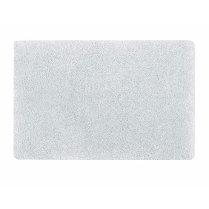 Spirella badkamer vloerkleed|tapijt - hoogpolig - wit - 60 x 90 cm