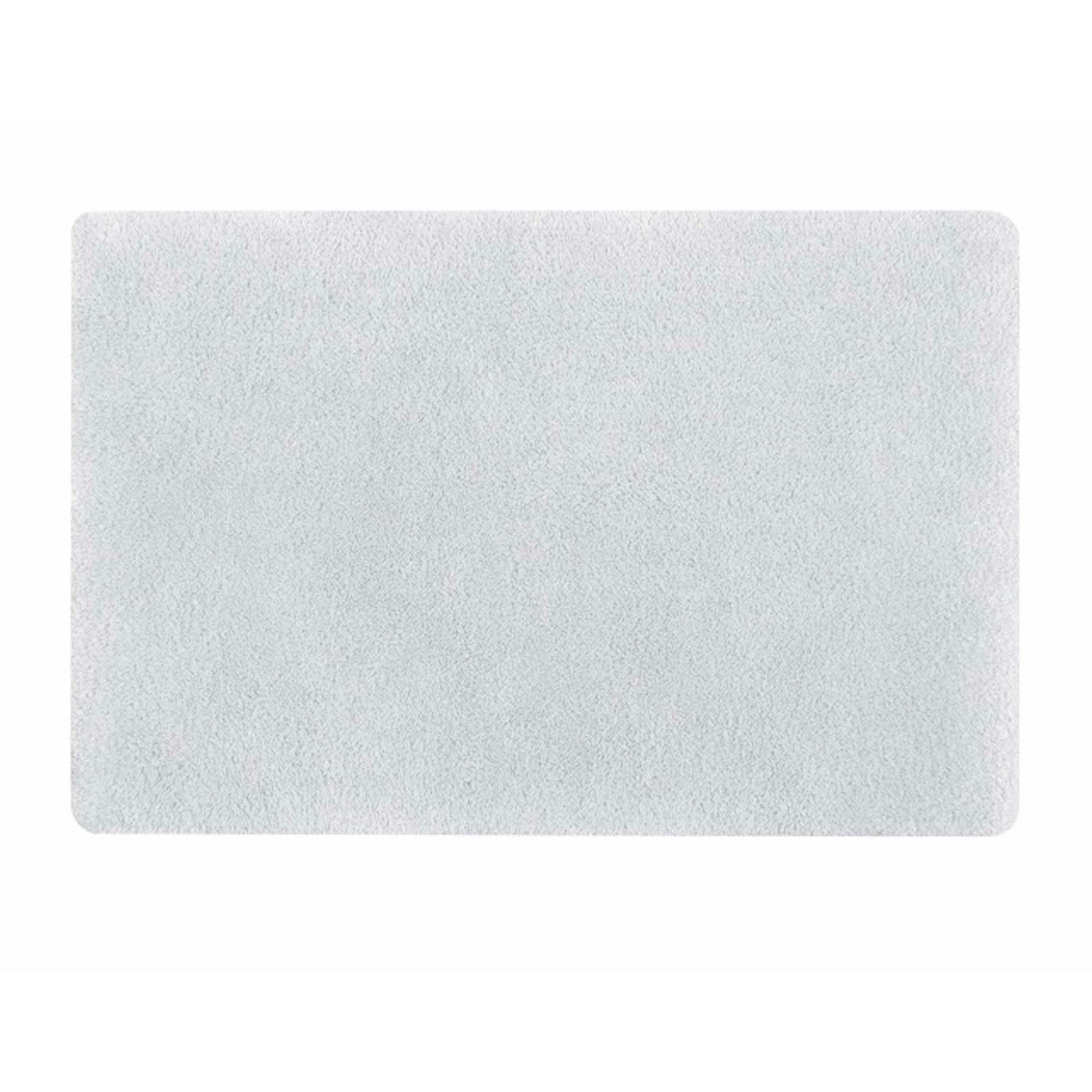 Spirella badkamer vloerkleed|tapijt - hoogpolig - wit - 60 x 90 cm