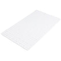 Urban Living Badkamer anti slip mat - rubber - wit - 39x69cm