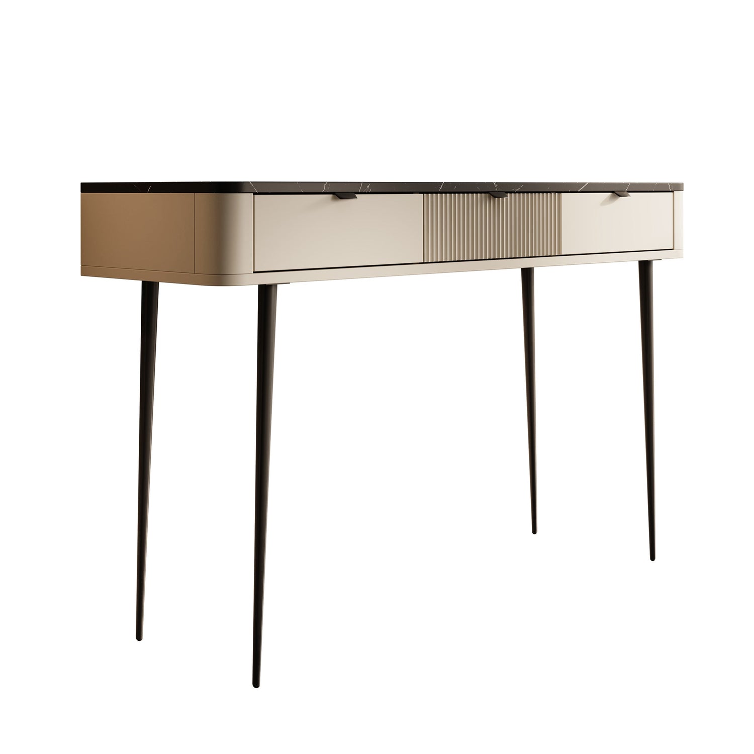 Meubella - Kaptafel Mace - Beige - 130 cm