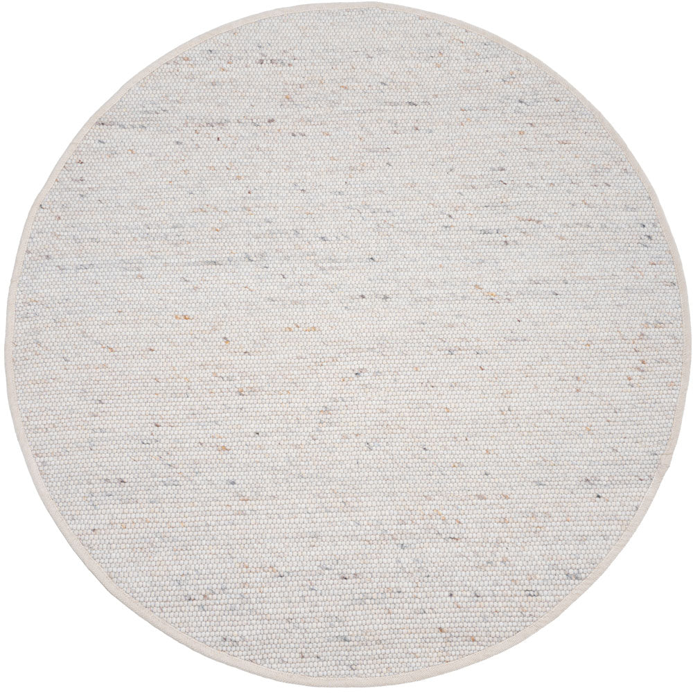 Veer Carpets - Vloerkleed Scott Beige Rond ø200 cm