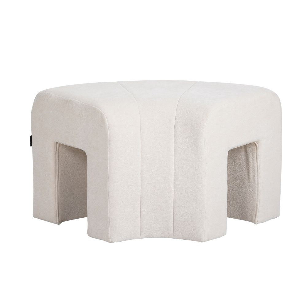 Bronx71 Modulaire hoekhocker Seth chenille off white