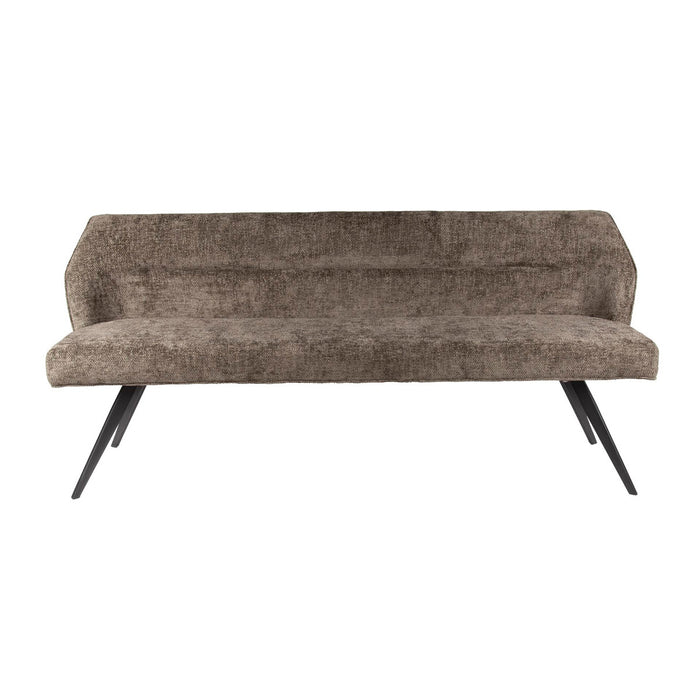 Fraaai Diego eetkamerbank geweven 188 cm - taupe