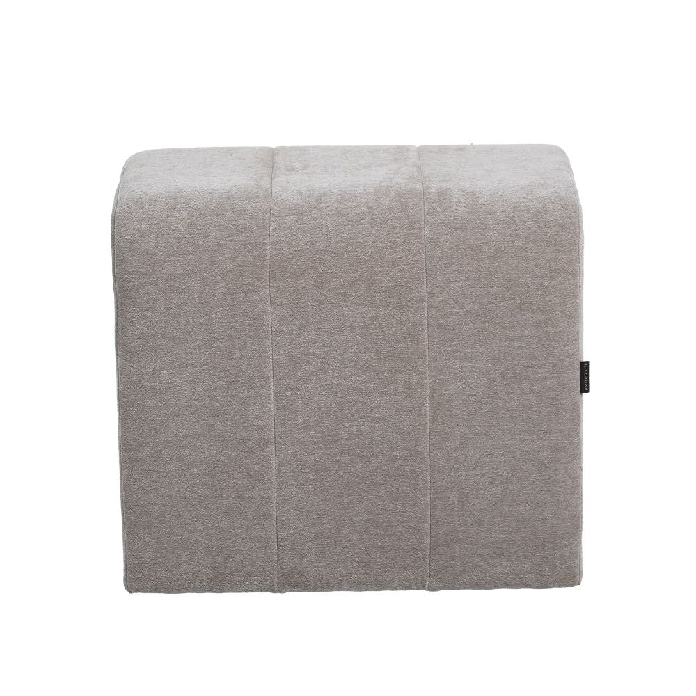 Bronx71 Modulaire hocker Seth chenille taupe