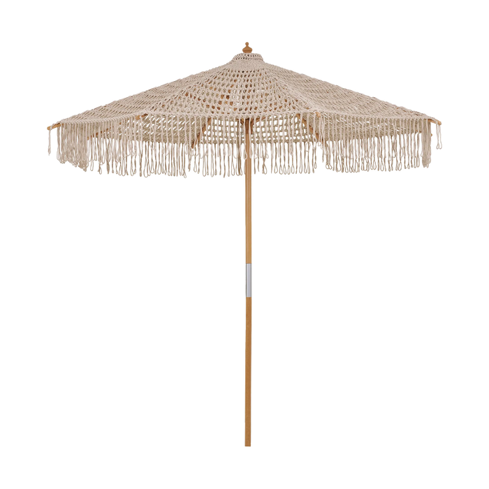 Artichok Malou Gevlochten Parasol Beige - Ø 250 cm