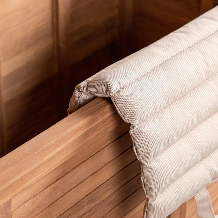 Nest outdoor Dave Houten Tuinkussen Opbergkist Naturel - 130 x 60 cm