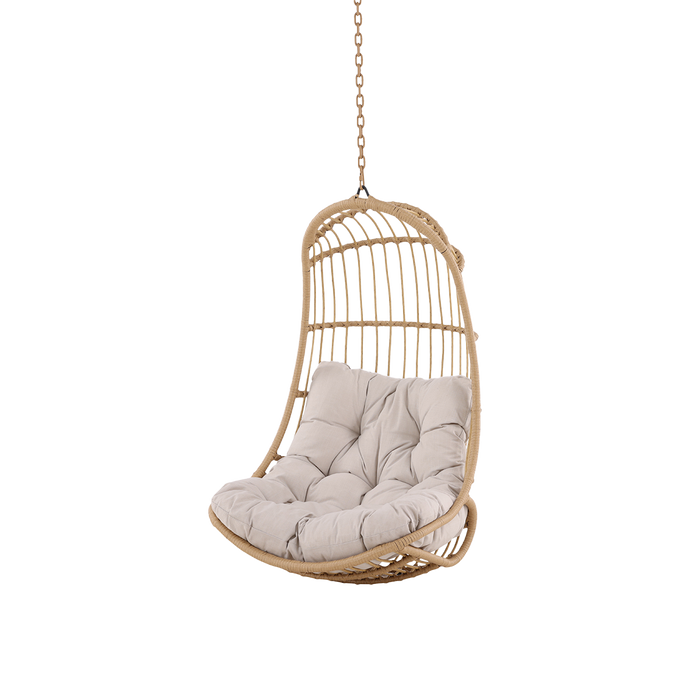 Nest outdoor Carter Hangstoel Naturel - Met Zitkussen