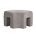 Bronx71 Modulaire hoekhocker Seth chenille taupe