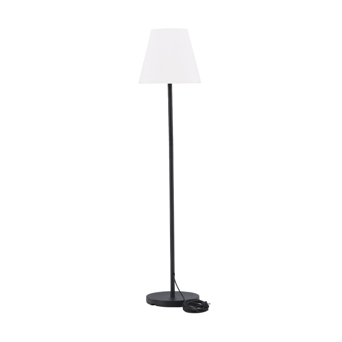 Nest outdoor Lien Tuin Vloerlamp Wit Met Zwarte Voet