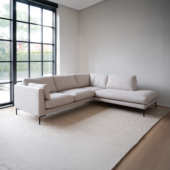 Rowico Home Corwin Hoekbank Beige - Rechts - 266 cm