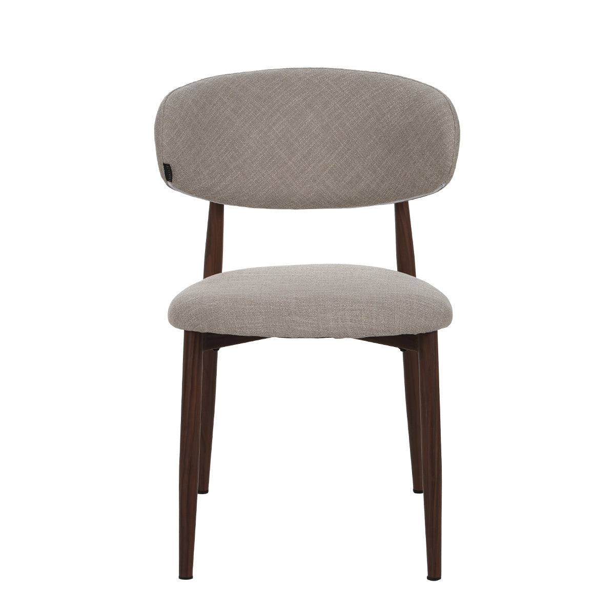 Bronx71 Eetkamerstoel Lara linnen taupe