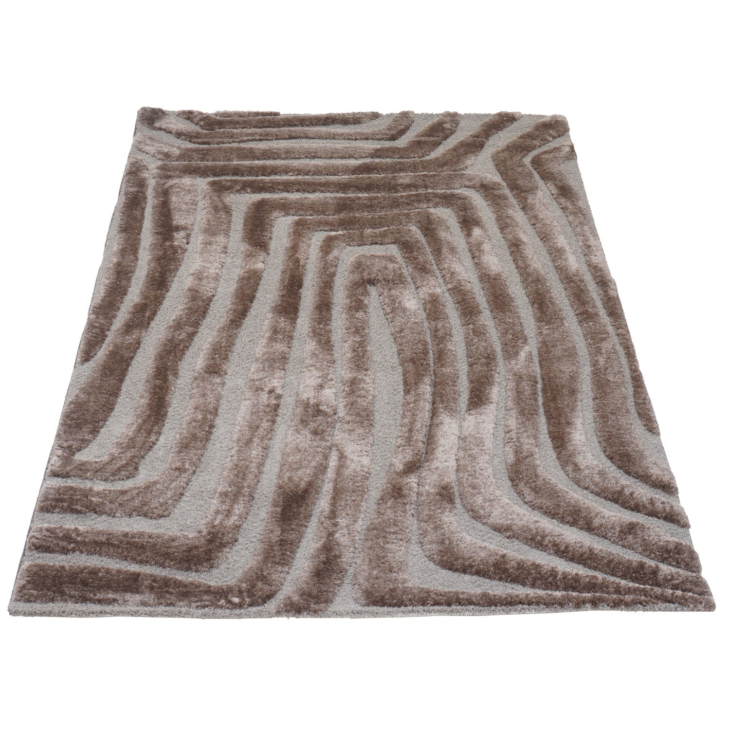 Veer Carpets - Vloerkleed Lima Bruin 200 x 290 cm