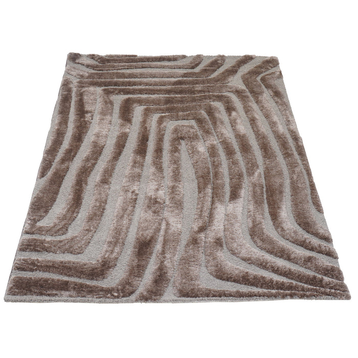 Veer Carpets - Vloerkleed Lima Bruin 160 x 230 cm