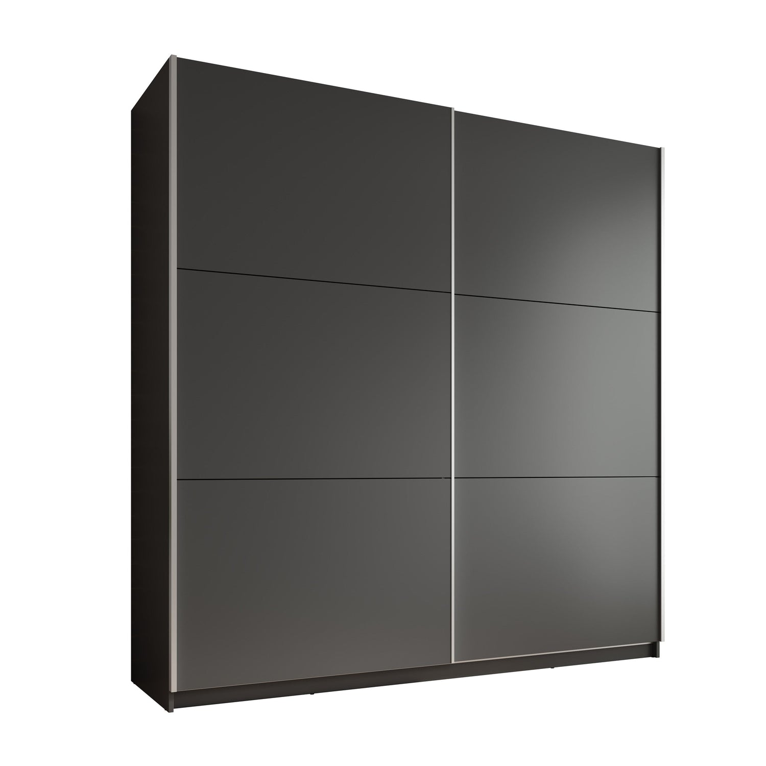 Meubella - Kledingkast Azrael - Grijs - 200 cm