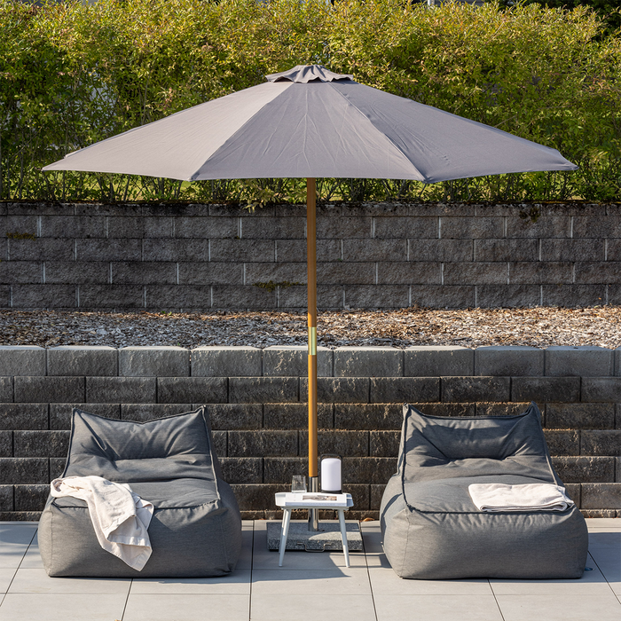 Nest outdoor Yvan Parasol Grijs - Ø 300 cm