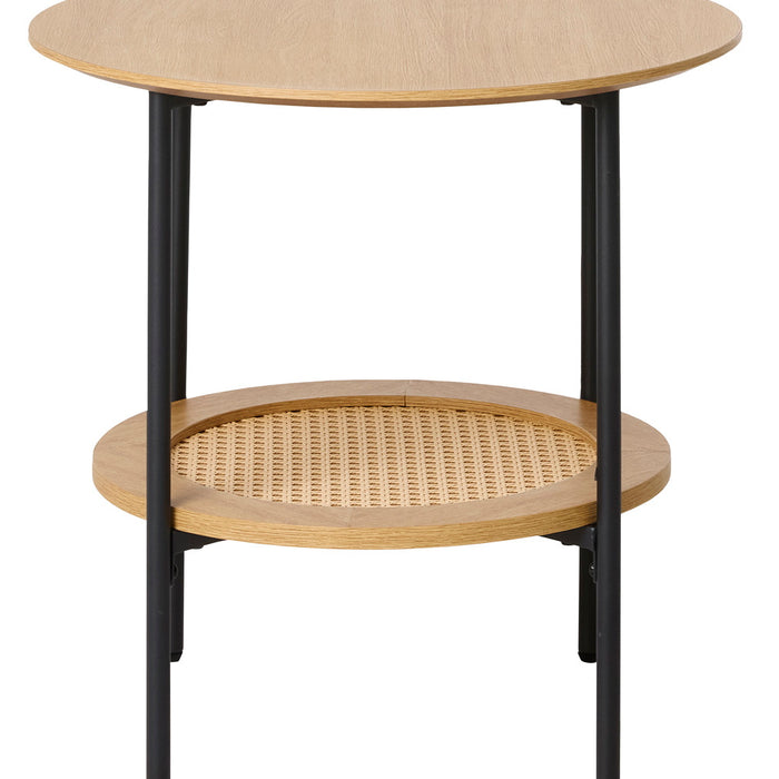 Giga Living - Nachtkastje Pensacola Naturel Ø50cm