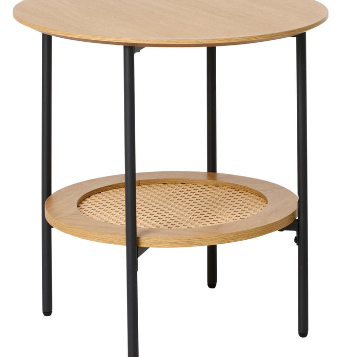 Giga Living - Nachtkastje Pensacola Naturel Ø50cm