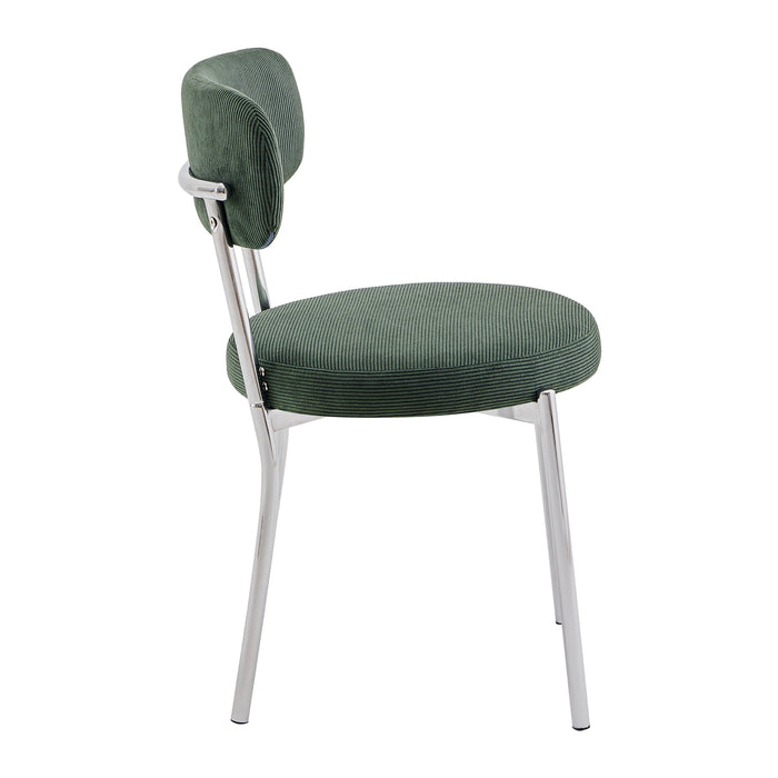 by fonQ Bent Eetkamerstoel - Groen