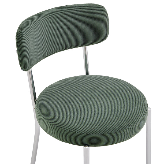 by fonQ Bent Eetkamerstoel - Groen