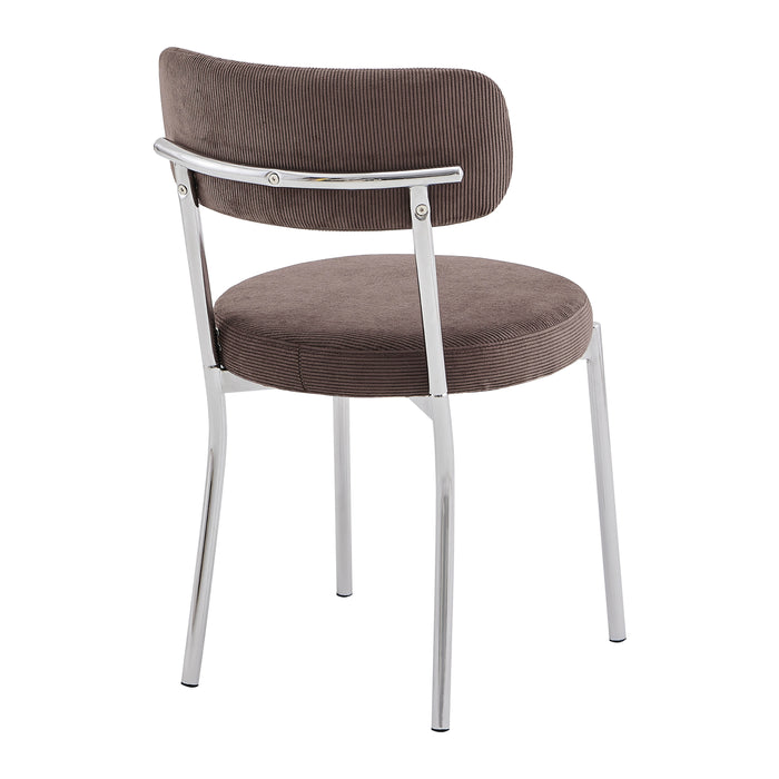 by fonQ Bent Eetkamerstoel - Lichtbruin